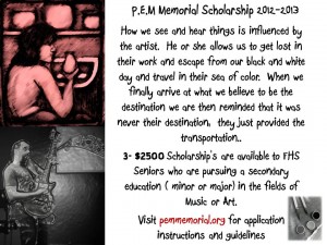 PEM Memorial Poster